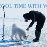 Man Ice Fishing with Dog | Taste of the Wild