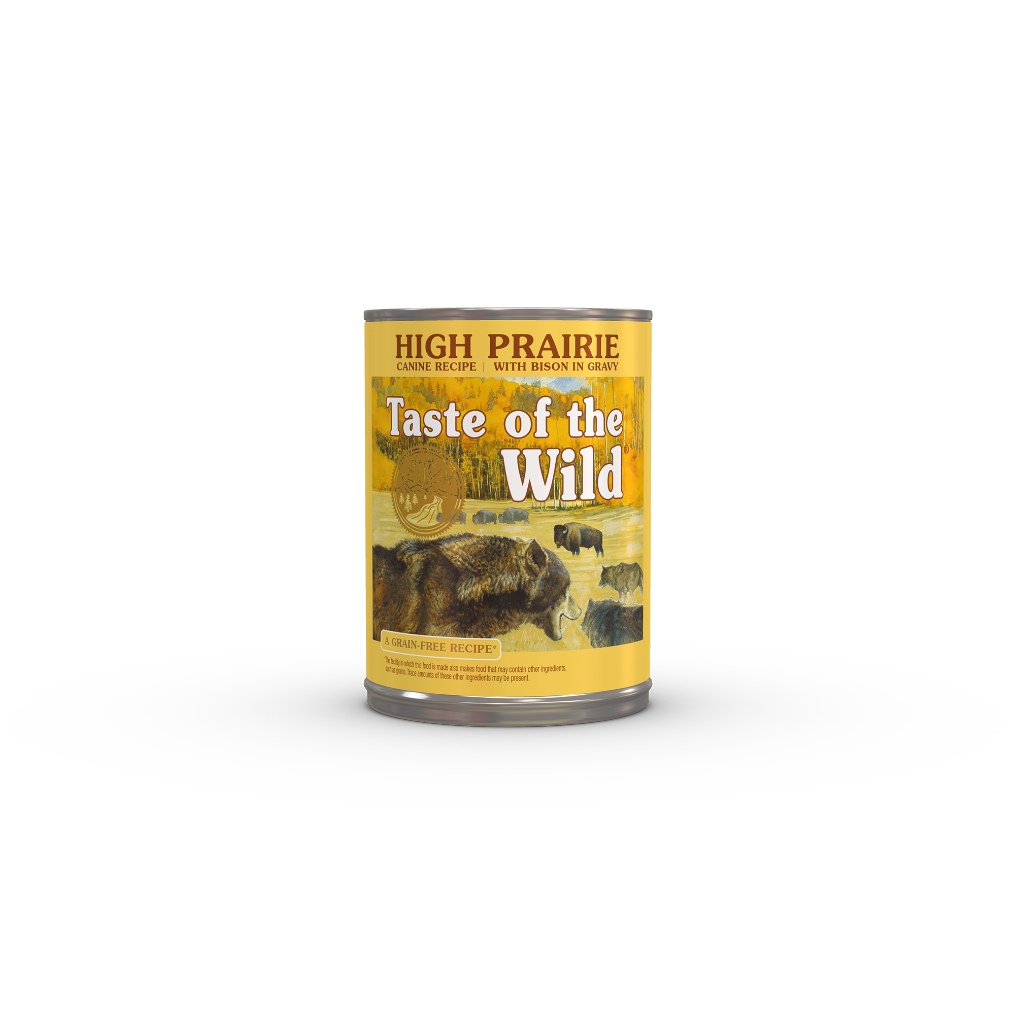 High Prairie Canine Formula with Bison in Gravy can front