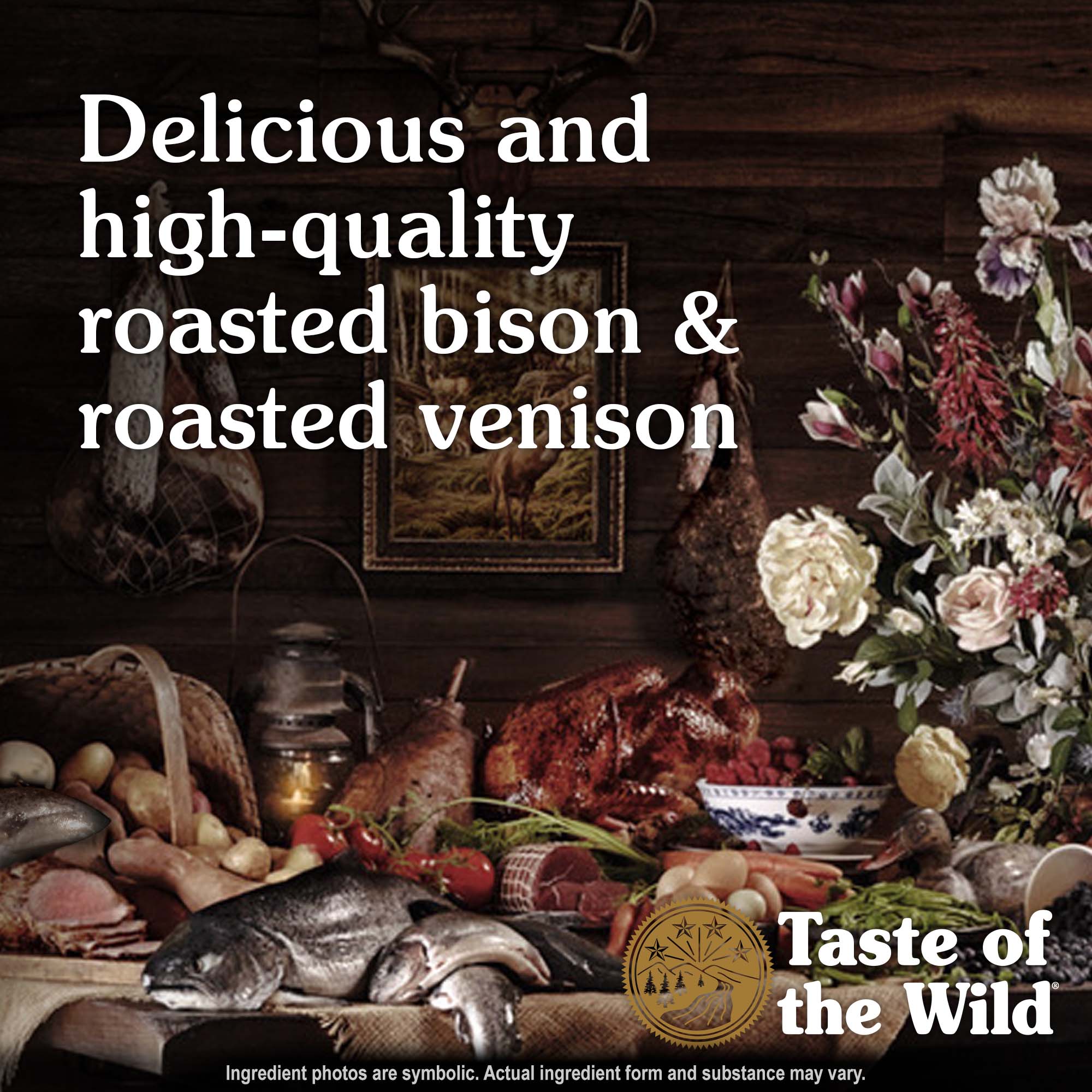 High Prairie Canine Recipe with Roasted Bison & Roasted Venison Protein | Taste of the Wild